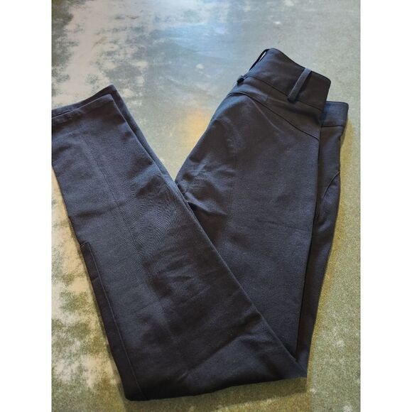 Veronica Beard Ellie Jodhpur black High Rise Skinny Riding Pants Zipper Pockets - Picture 2 of 5